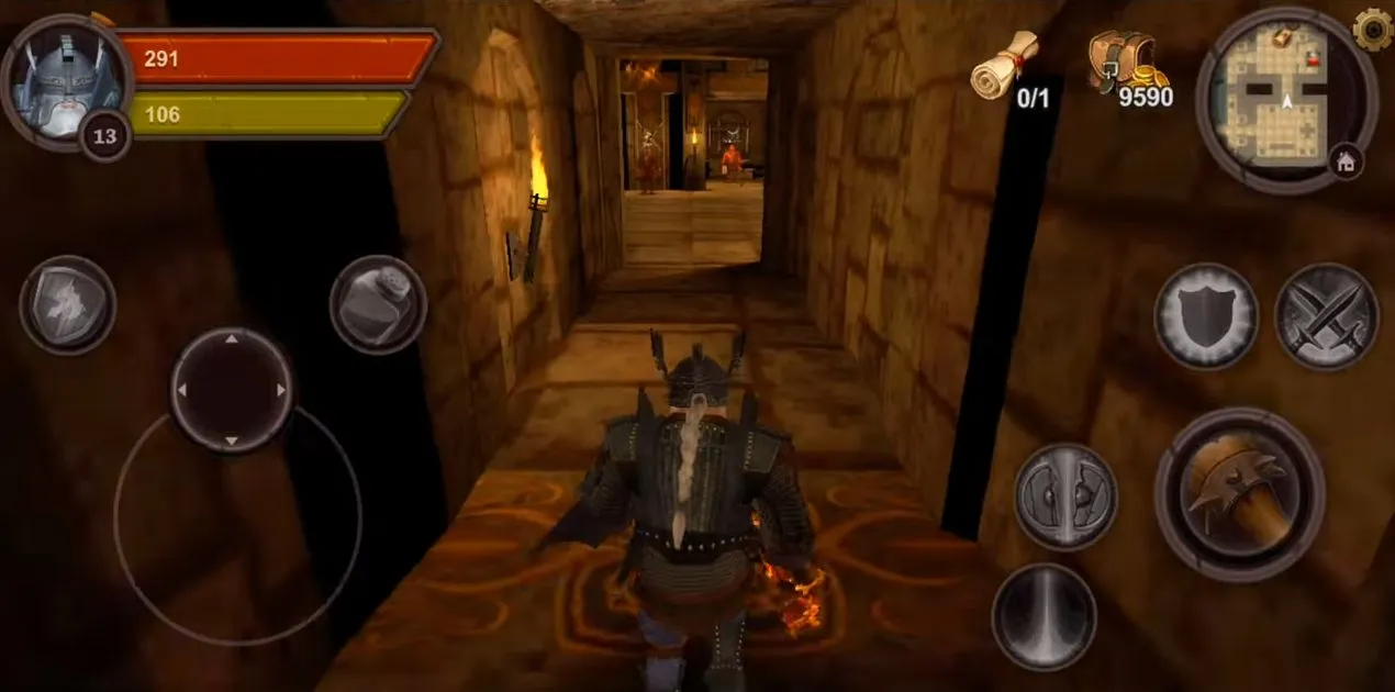 Dungeon Ward - rpg offline ภาพหน้าจอ 3